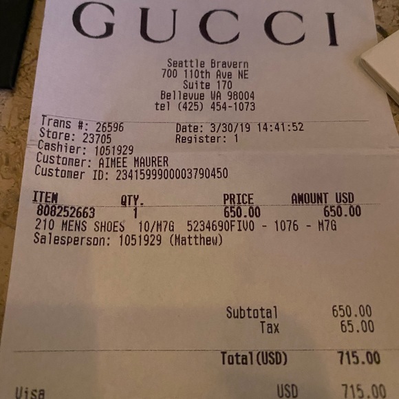 Gucci Men’s Ace Stripe Size 7 (US) - Picture 2 of 7